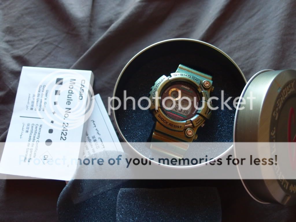 FS: Casio G Shock GW-200GM Gold Defender Frogman very mint ...